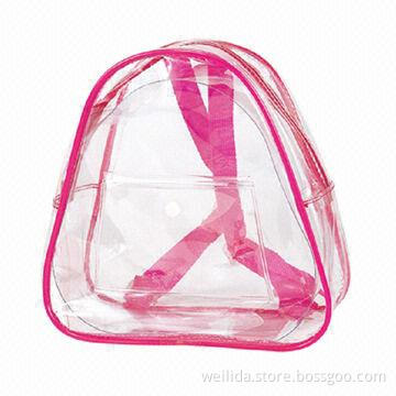 Clear PVC Backpack, Available in Various Colors, Good for Children and Packing Candy